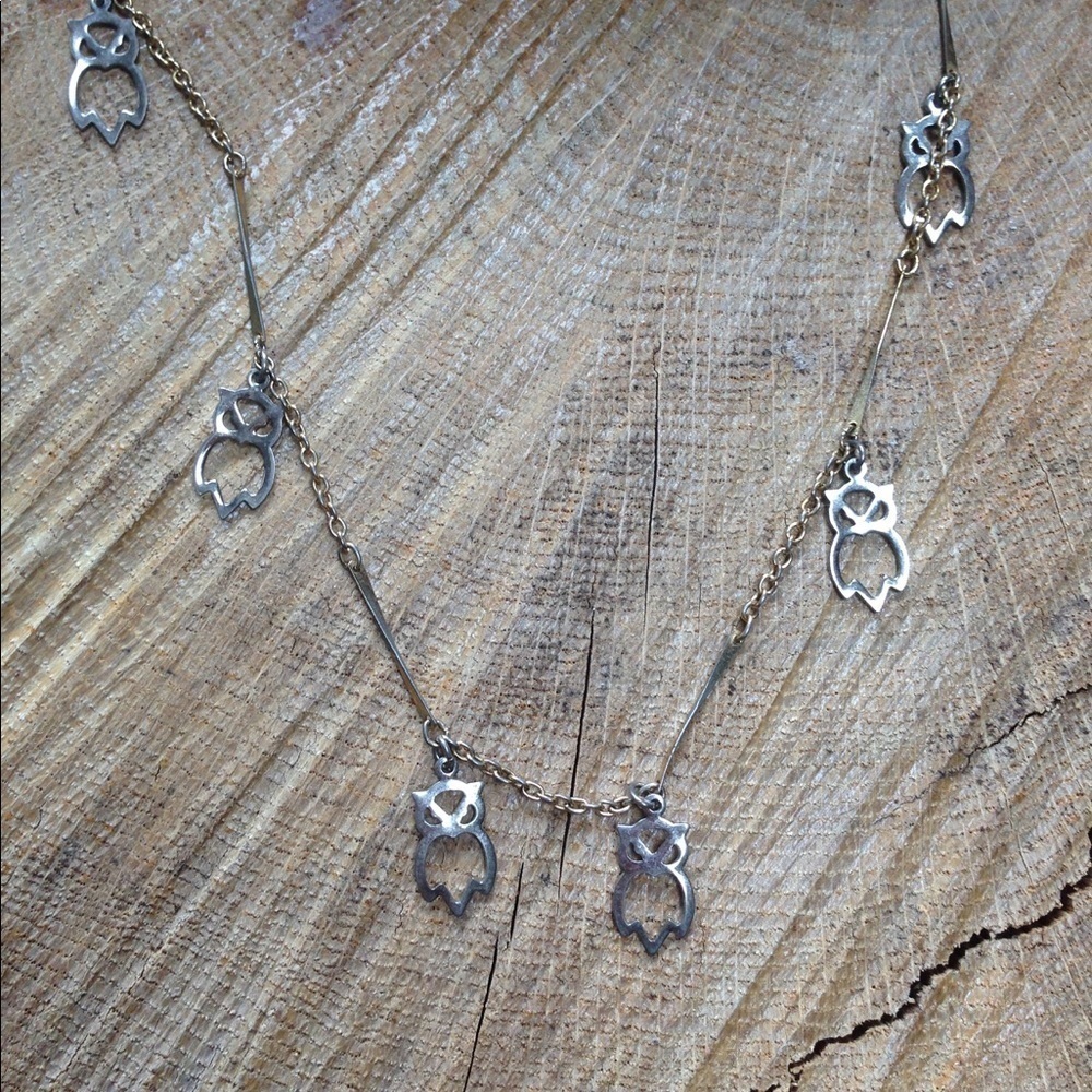 Boho Owl Long Necklace